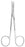 MeisterHand - Iris Scissors 4-1/2 Inch Length Surgical Grade Stainless Steel / Tungsten Carbide NonSterile Finger Ring Handle Straight Sharp Tip / Sharp Tip - MH5-304TC