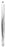 Miltex MeisterHand Tissue Forceps Semken 5 Inch Surgical Grade Stainless Steel (German) NonSterile NonLocking Thumb Handle Straight 1 X 2 Teeth - H6-106