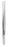 Miltex MeisterHand Dressing Forceps Potts-Smith 7 Inch Surgical Grade Stainless Steel (German) NonSterile NonLocking Thumb Handle Straight Serrated Tips - H6-154