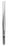 Miltex MeisterHand Dressing Forceps Potts-Smith 7 Inch Surgical Grade Stainless Steel (German) / Tungsten Carbide NonSterile NonLocking Thumb Handle Straight Cross Serrated Tips - H6-154TC
