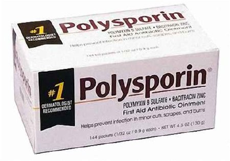 Johnson & Johnson Consumer Polysporin First Aid Antibiotic 144 per Box Ointment Individual Packet - 10312547238134