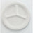 Chinet - Plate White Single Use Paper 10-1/4 Inch Diameter - HUH21204CT