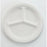 Lagasse Chinet Plate White Disposable 100% Recycled Paper Fiber 10-1/4 Inch Diameter - HUH21204CT