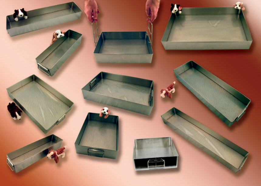 Healthmark Perforated Stainless Steel Trays