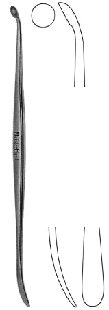 Miltex MeisterHand Dissector Penfield #1 6 mm X 7.25 Inch Double Ended Blunt and Sharp Cup - H26-1450