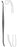 MeisterHand - Dissector Penfield #1 6 mm X 7.25 Inch Double Ended Blunt and Sharp Cup - MH26-1450