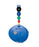 Fabrication Enterprises MAPS* Balance Board System Professional Model Balance Board, 5 Ball Set, 2 Weight Rods, 10 Pounds Disk Weights, Wall Storage Rack Blue - 10-1731