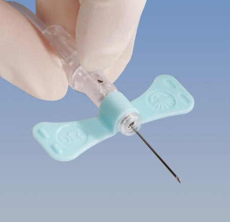 Becton Dickinson BD Vacutainer Push Button Blood Collection Set 21 Gauge 3/4 Inch Needle Length Safety Needle 7 Inch Tubing Sterile - 367338