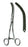 Miltex - Hemostatic Forceps Shallcross 7 Inch Length OR Grade German Stainless Steel NonSterile Ratchet Lock Finger Ring Handle Curved Serrated Tips - 14-62