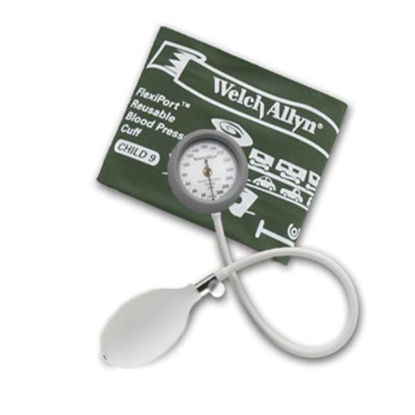 Welch-Allyn Sphygmomanometer Aneroid Durashock Bronze Series 9 Chld Arm Dl Dspl Gry/Blk Ea - DS44-09