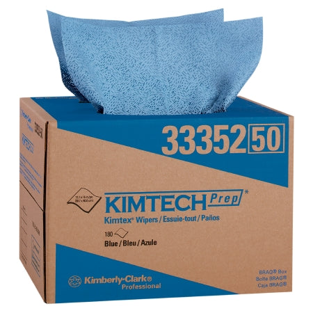 Kimberly Clark KIMTECH PURE W4 Cleanroom Wipe ISO Class 4 White NonSterile Polypropylene 9 X 9 Inch Disposable - 33390