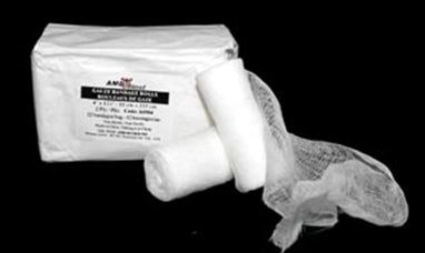 AMD Ritmed Vital-Roll Conforming Bandage Cotton 2-Ply 4 Inch X 3.6 Yard Roll Shape NonSterile - A6904