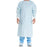 O&M Halyard Inc Chemotherapy Procedure Gown One Size Fits Most Unisex Blue - 69606