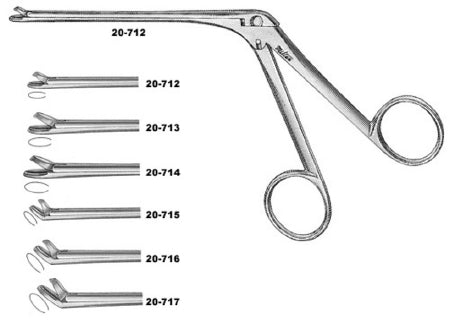 Integra Lifesciences - Thru-Cut Forceps Weil-Blakesley 3-7/8 Inch Length Straight 2.5 mm Straight Jaws - 20-713