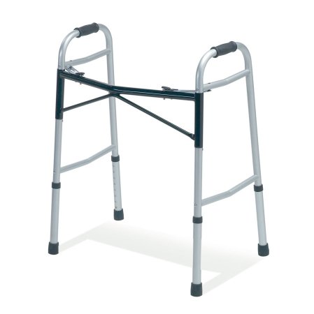 Guardian Premium - Bariatric Dual Release Walker Adjustable Height Aluminum Frame 650 lbs. Weight Capacity 32 to 39 Inch Height - G30754B