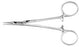Teleflex Medical - Hemostatic Forceps Halsted-Mosquito 5 Inch Length Surgical Grade Stainless Steel NonSterile NonLocking Finger Ring Handle Curved 2 mm Tip, 16 mm Jaw, Fully Serrated Jaws - 475101