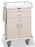 Harloff Classic Line Treatment Cart Steel 44.5 X 22 X 32 Inch 2 Drawers / 1 Shelf HammerTone Gray - 6201