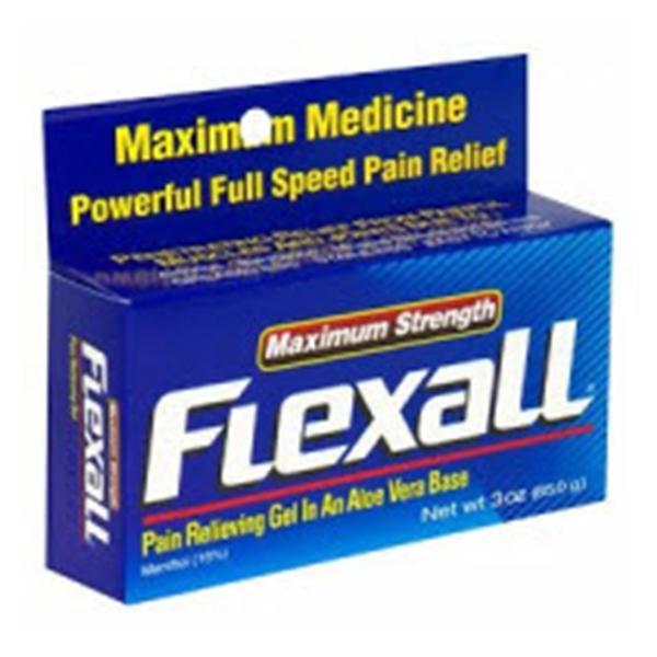 Ari-Med Pharmaceuticals Flexall Topical Pain Relief 7% Strength Menthol Topical Gel 24 per Box - 98102