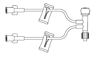 MPS Medical Extension Set 4 Inch Tubing 1 Port 0.5 mL Priming Volume - DB-006-13