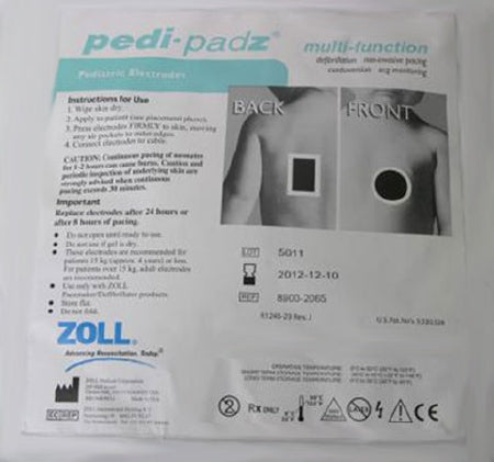 Florida Medical Sales Pedi.Padz Stat.Padz Multifunction Defibrillator Electrode Pediatric - 8900-2061