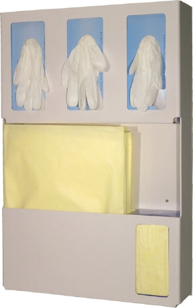 Bowman - Hygiene Dispensing Station BOWMAN Wall Mount Quartz Beige 4-1/2 X 16-1/2 X 25-1/4 Inch ABS Plastic - LD-007