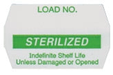 SPS Medical Supply Barkley Pre-Printed Label Advisory Label Sterilized White - URL-012-G