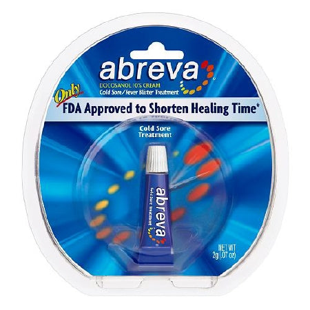 Glaxo Smith Kline Abreva Cold Sore Treatment Cream 2 Gram Tube - 135020001