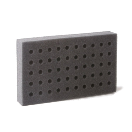 Bio Plas - Test Tube Rack 50 Place 10 X 75 mm, 12 X 75 mm, 13 X 100 mm Tube Size Charcoal - 0010