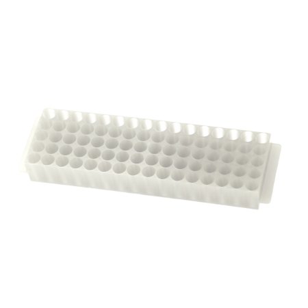 Bio Plas - Microcentrifuge Test Tube Rack 80 Place Natural 2-1/8 X 9 Inch - 0060