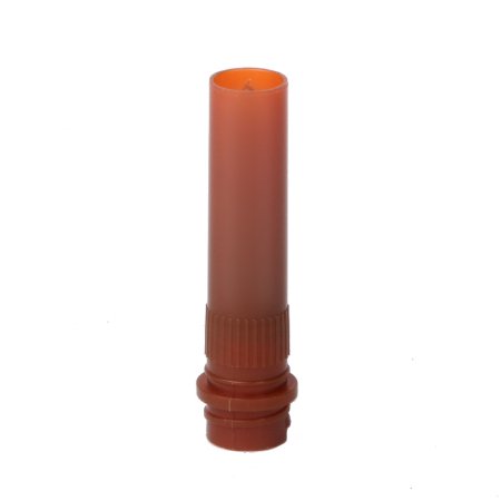 Bio Plas - Microcentrifuge Tube Conical Bottom, Skirted Plain 2 mL Amber Screw Cap Polypropylene Tube - 4204A
