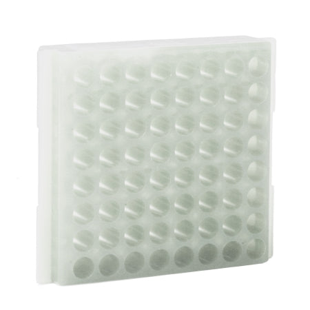 Bio Plas Microcentrifuge Test Tube Rack 64 Place One Side 0.5 mL, Reverse Side 1.5 mL - 2.0 mL Natural - 80