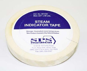 SPS Medical Supply Steam Indicator Tape 3/4 Inch X 60 Yard Steam - ST-048