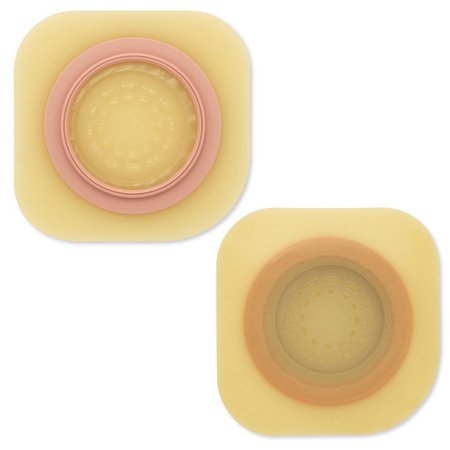 Pouchkins SoftFlex - Ostomy Barrier Precut 1-3/4 Inch Floating Flange Green Code System 1-1/4 Inch Opening - 3761