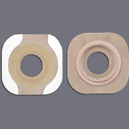 New Image FlexTend - Ostomy Barrier New Image Flextend Precut, Extended Wear Adhesive Tape 57 mm Flange Red Code System 1-3/4 Inch Opening - 14709