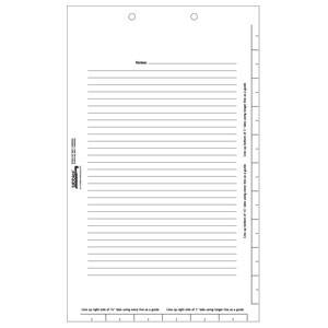 Tabbies Legal Index Divider Sheets - 400 per Box