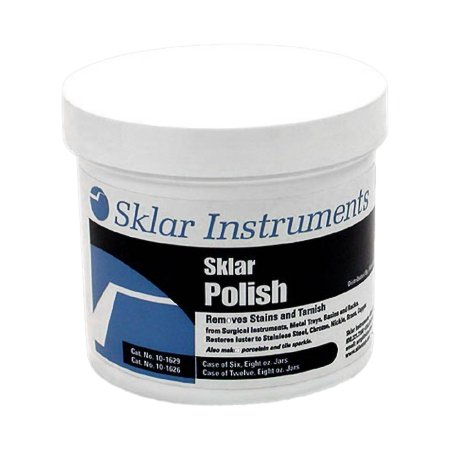 Sklar - Instrument Polish 8 oz Jars, Removes Corrosive Stains - 10-1629