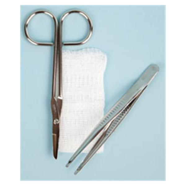 Henry Schein Kit Suture Removal With 4-1/2" Littauer Scissors Metal Hook-Tipped Each, 50 Ea/Ca - 9201