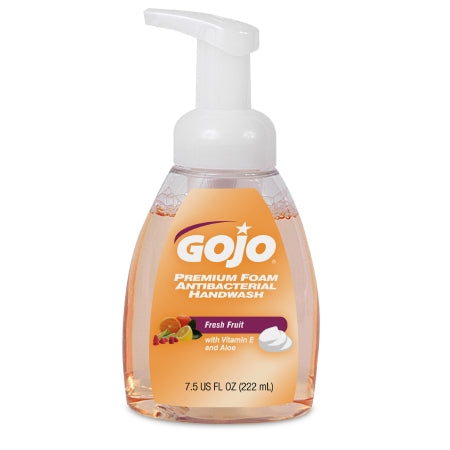 GOJO GOJO Premium Antibacterial Soap Foaming 7.5 oz. Pump Bottle Fresh Fruit Scent - 5710-06