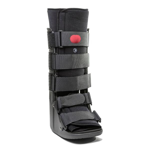 Henry Schein Boot Walker Tall Ankle/Foot Black Size 17" Large Universal Ea - 5701010