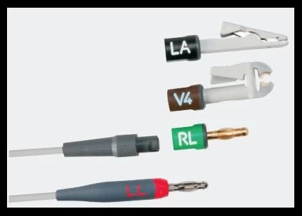 Vyaire Medical Electrode Connector Set Graber, AHA CAM 14/AM4/AM5 - 900178-003