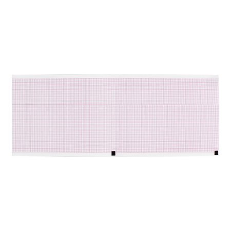 Cardiofax S - Diagnostic Recording Paper Thermal Paper 109 mm X 92 Sheets Z-Fold Red Grid - PA9000Z