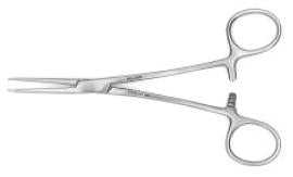 Teleflex Medical Hemostatic Forceps Crile 5-1/2 Inch Finger Ring Handle Straight Fully Serrated Jaws - 182050