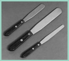 Drug Package Spatula Rounded End Straight 4 Inch - PE-SS1