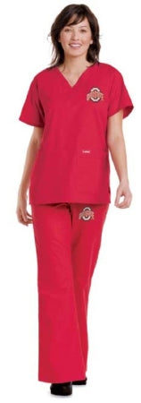 Landau Uniforms Scrub Pants Large Black / Ohio State Logo Unisex - C602OSUBLG