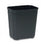 Saalfeld Redistribution Rubbermaid Commercial Products Fire-Resistant Trash Can 28 Quart Rectangular Black Thermoset Polyester Open Top - FG254300BLA