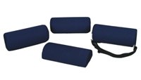 Airex - Therapy Foam Roller Blue Fabric / Urethane Foam 5 X 5 X 12 Inch - LR1S