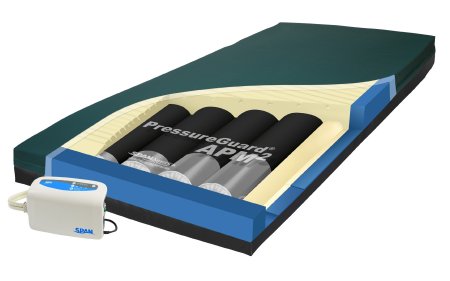 PressureGuard APM2 - Bed Mattress System Alternating Pressure / Lateral Rotation 35 X 80 X 9 Inch - 5880LR-29