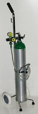 Mada Medical - Oxygen Kit on Cart (Empty) Size E Aluminum - 1630A-15E