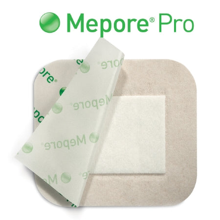Molnlycke Mepore Pro Adhesive Dressing 3-3/5 X 6 Inch Film / Polyacrylate Adhesive Rectangle White Sterile - 671090