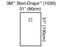 3M Steri-Drape - EENT Drape Aperture Drape 31 W X 51 L Inch Sterile - 1030